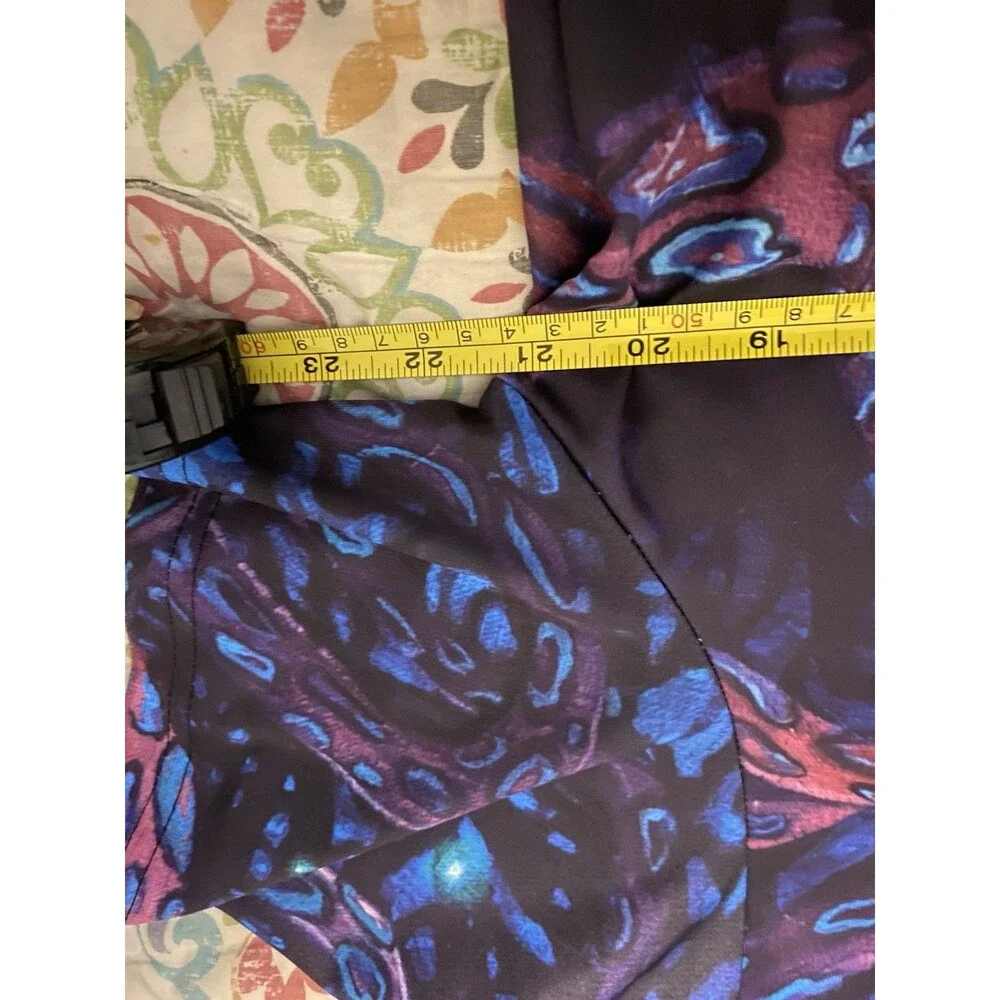 Many Visions Octopus Graphic Festival Button-Up Short Sleeve Men's L Multicolor